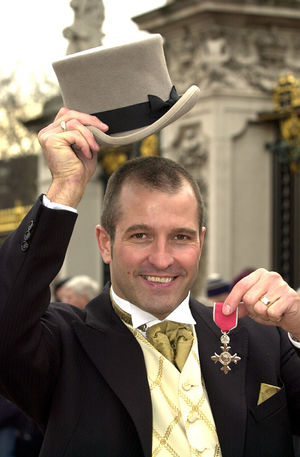 Steve Bull presented with his MBE