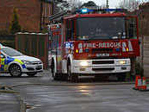 Supporting image for story: Crews tackle big fire at unit