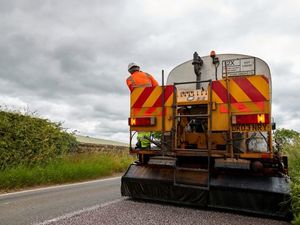 Supporting image for story: 'Work will be in three stages' County A road to be given the surface chippings treatment