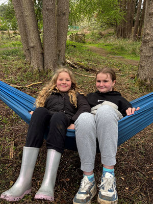 Children at an HAF day in April this year. 