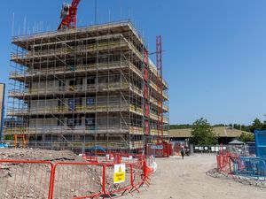Supporting image for story: 'Rapidly taking shape' - Update on new Telford town centre apartments as work continues on Station Quarter