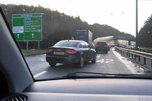 Supporting image for story: Rush hour traffic delays on Telford's A442 after crash - with video