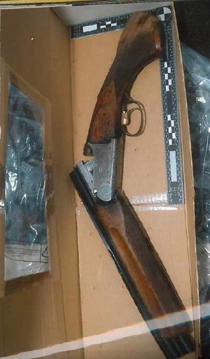 The shotgun used by Brown