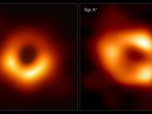 Supporting image for story: Black holes to be shown in action in first 3D movies created using AI