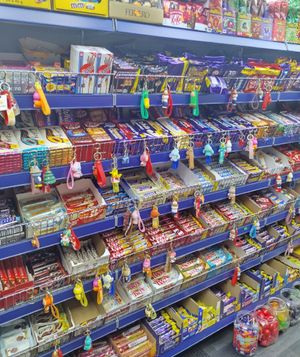 One of the shops in which illicit goods were found