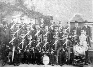 One of the oldest surviving pictures of the band, from 1903.