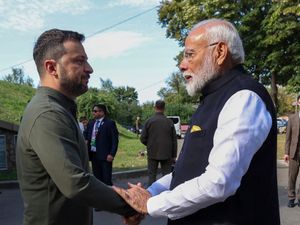Supporting image for story: Indian Prime Minister Modi arrives in Ukraine for talks with President Zelensky