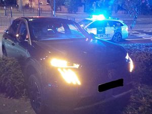 Supporting image for story: Driver ploughs into shrubbery in Walsall after hedging their bets thinking they could get home safely whilst 'intoxicated'