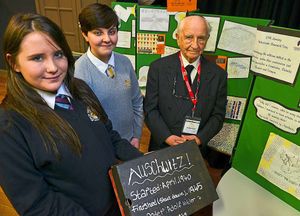 Chaim Ferster with Cleo Valentin-Hughes and Bobbi Leigh Evans