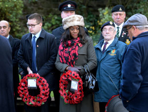 Eleanor Smith, the prospective Labour candidate in Wolverhampton South West, attending the service