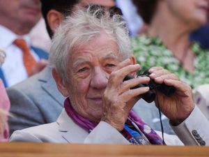 Supporting image for story: Sir Ian McKellen and Sienna Miller among acting stars in Wimbledon Royal Box
