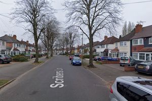The incident happened on Scribers Lane in Hall Green, Birmingham. Photo: Google