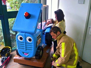 Supporting image for story: Two-year-old girl gets head stuck in fun ride in Telford