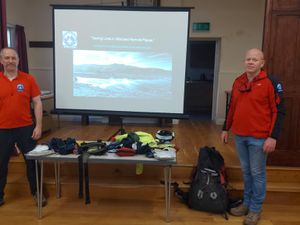 Supporting image for story: 'We learned about Brecon Mountain Rescue Team and wished them well in their important role' - a woman's group said