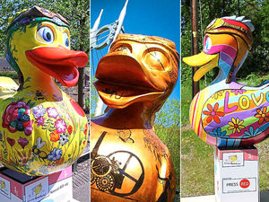 Supporting image for story: Giant ducks in Ironbridge: Where to see them all