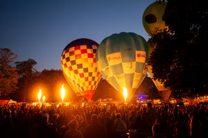 Oswestry's Balloon Festival returned over the weekend. Picture: Graham Mitchell.