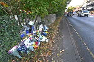 The tributes sit alongside Thornhill Road, which residents living nearby had dubbed a speed trap