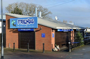 Friends fish and chip shop in Minsterley 