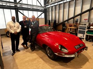 From Left to Right: Dennis Stephens (Curriculum Manager for Automotive, Dudley College of Technology) with Steven Claxton and Nick Gainsford of Provision House.