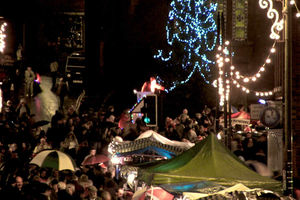 Supporting image for story: Thousands head to Bewdley lights festival