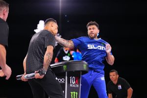 Supporting image for story: Meet the Shropshire Power Slap fighter going viral in the United States