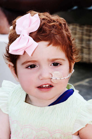 Margot on her second birthday