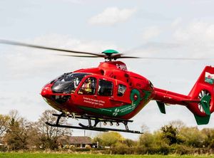 Supporting image for story: One person airlifted to hospital after crash north of Oswestry - emergency services confirm