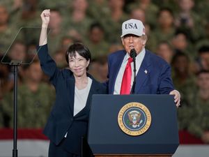 Supporting image for story: Trump tells new Japanese prime minister US is an ‘ally at strongest level’