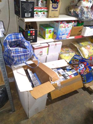 Boxes of vapes, cigarettes, tobacco and shisha were found