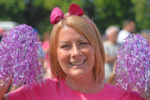Wendy Carter at the Race for Life.