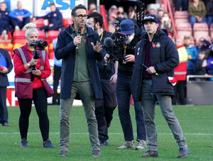 Wrexham owners Ryan Reynolds, left, and Rob McElhenney 