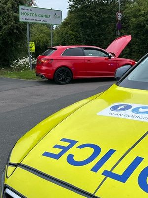 One of the vehicles seized in the Cannock and Hednesford area over the weekend