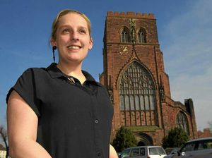 Julia Goodall, by the Abbey, loves the towns cafe culture