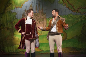 Michael Jenkins as Dandini and Ricky Rayment as Prince Charming