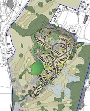 The proposed site layout.