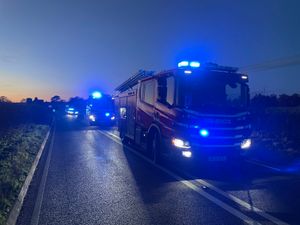 Supporting image for story: Man airlifted to hospital in 'critical condition' after A41 crash involving cars and lorry