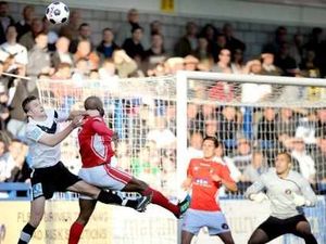 Supporting image for story: AFC Telford's Sinton right behind Dan Preston
