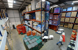 Boxes and boxes of sweets destined for charities around the country