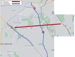 Supporting image for story: Part of A41 to be shut for three days with diversion in place