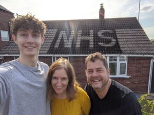 Supporting image for story: Dudley family raises the roof for NHS heroes