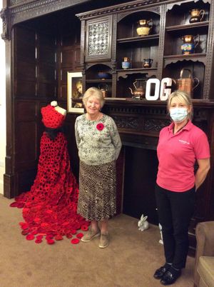 Oldbury Grange Nursing home resident Valerie Harris and social life coordinator Mandy Bullock