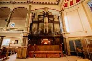 The organ at All Saints Church, Wellington