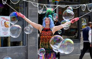 A Pride parader
