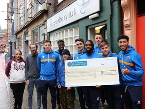 Supporting image for story: Shrewsbury Town players score a hit with special visits
