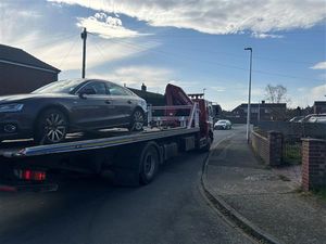 Police have seized a car in Shrewsbury. Picture: West Mercia Police. 