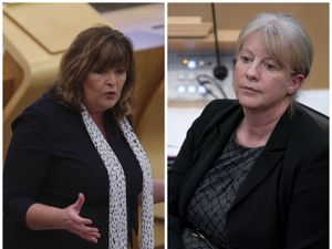 Composite photo of Fiona Hyslop and Shona Robison in Holyrood