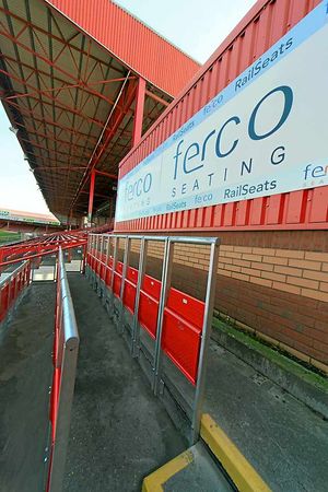 Fercos rail seats at Bristol Citys Ashton Gate