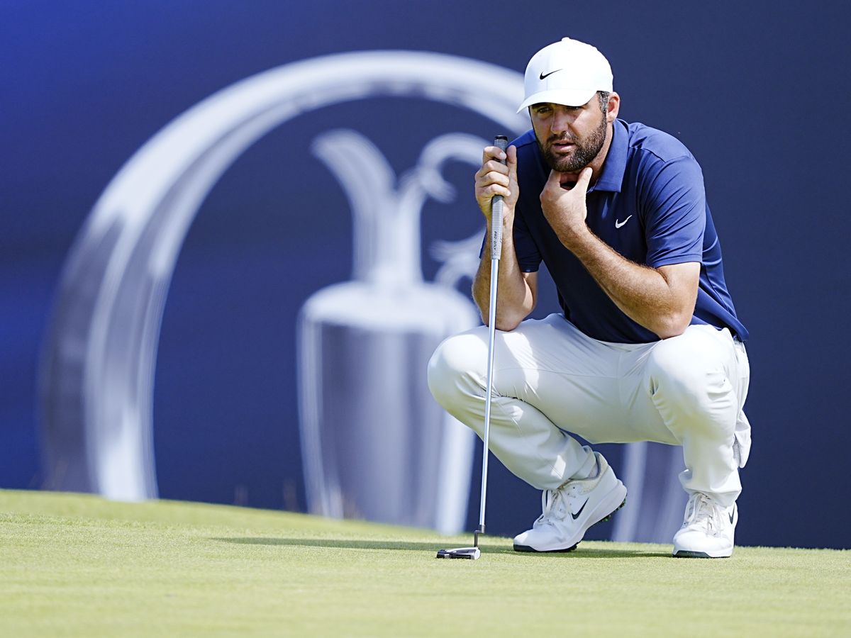Open leader Scottie Scheffler starts with birdie to dampen hopes of chasing pack