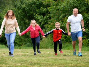 Supporting image for story: Wombourne family raise £1,000 for NHS with marathon walk
