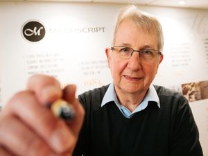 Supporting image for story: Shropshire man who spent 48 years with the same pen company signs off after long career
